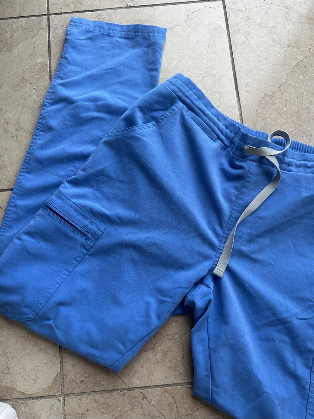 FIGS Ciel Blue women’s pants in Yola style